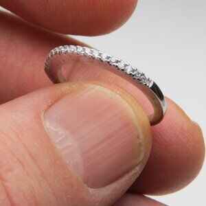 *925 Sterling Silver Diamond Ring